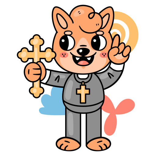 sacerdote gratis sticker