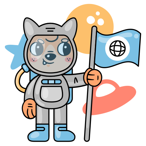 astronauta gratis sticker