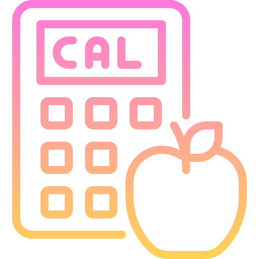 calculadora de calorías icono gratis