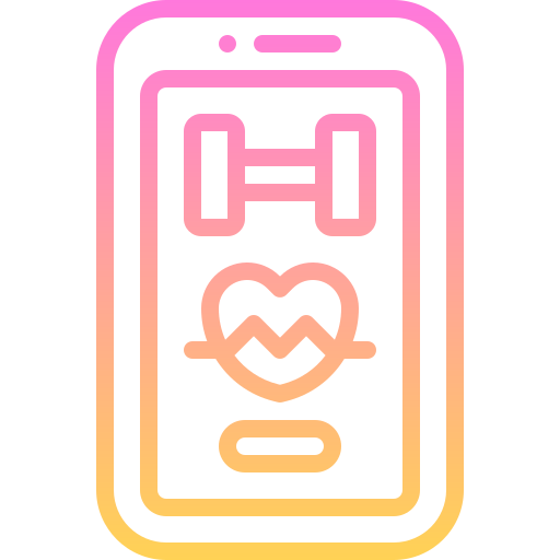 aplicación de fitness icono gratis