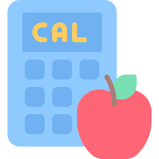 calculadora de calorías icono gratis