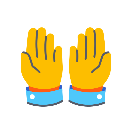 Praying hands - Free hands and gestures icons
