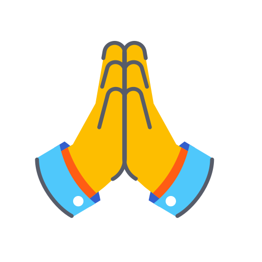 Praying hands - Free hands and gestures icons
