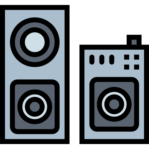 altavoces icono gratis