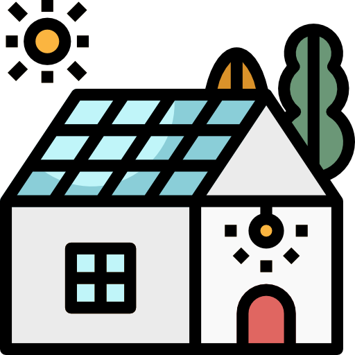 energía solar icono gratis