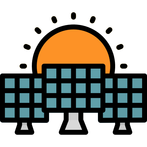 panel solar icono gratis