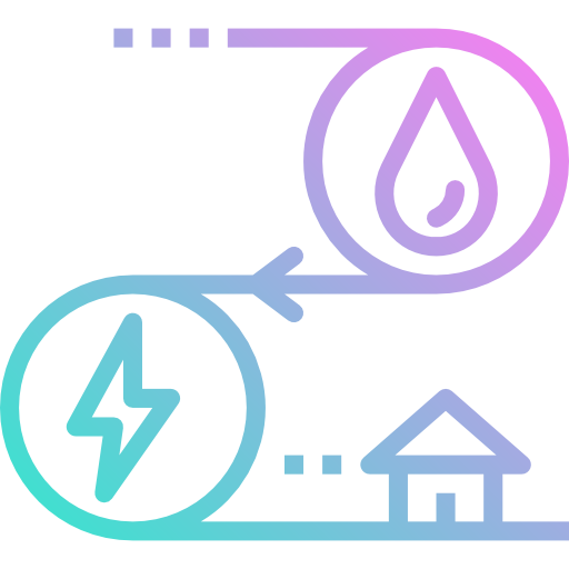 Hydro power free icon