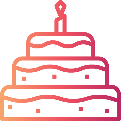 pastel de cumpleaños icono gratis