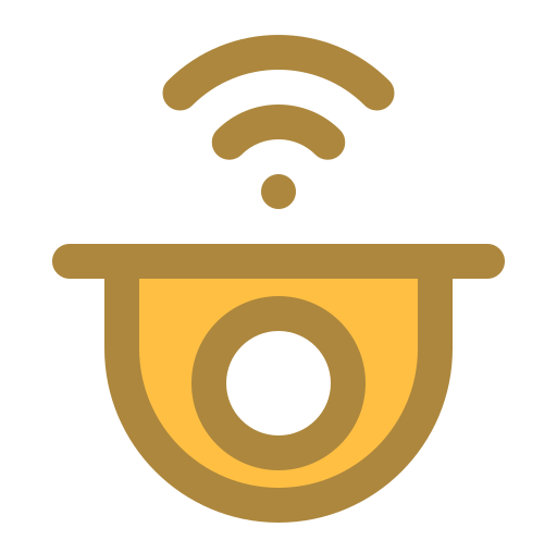 circuito cerrado de televisión icono gratis