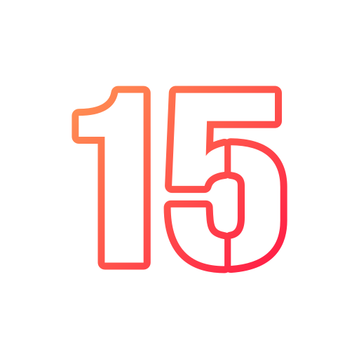 nummer 15 kostenlos Icon
