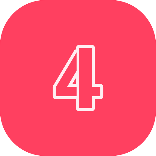 Number 4 free icon