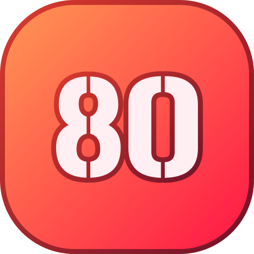 80 kostenlos Icon