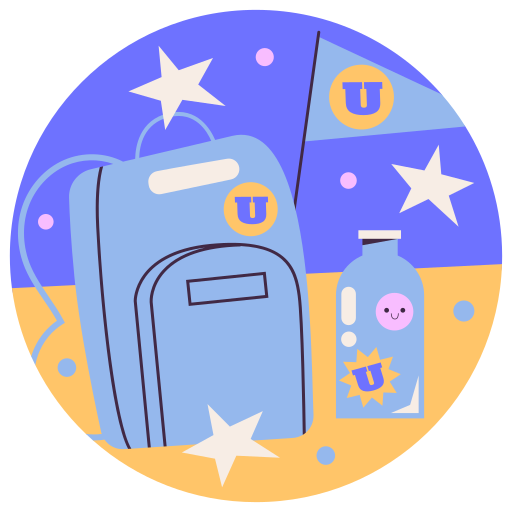 université gratuit sticker