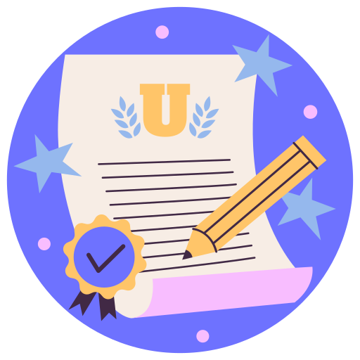 université gratuit sticker