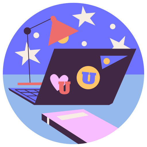 université gratuit sticker
