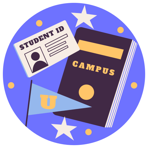 université gratuit sticker