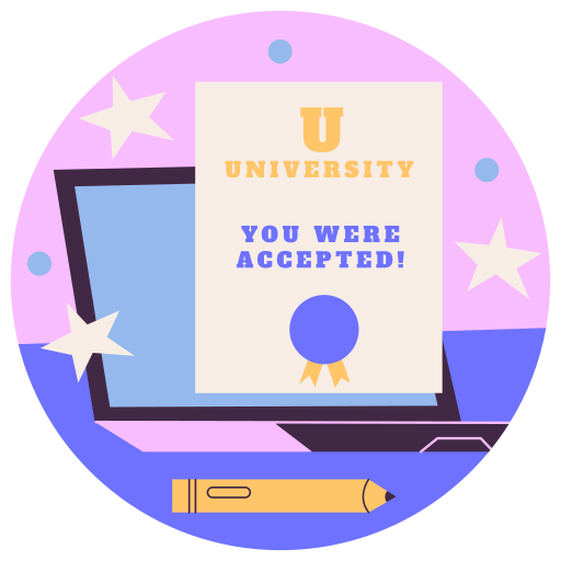 université gratuit sticker