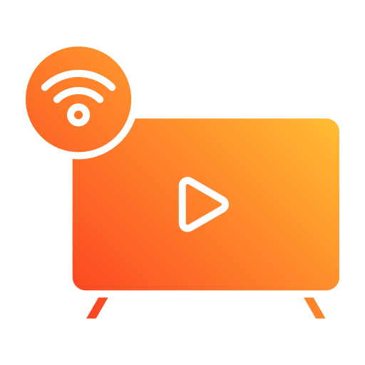 televisión inteligente icono gratis