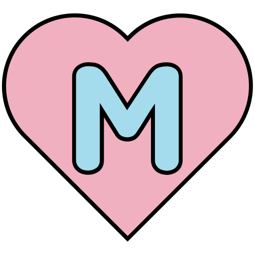 letra m icono gratis