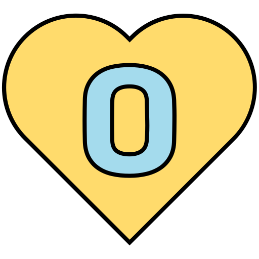 letra o icono gratis