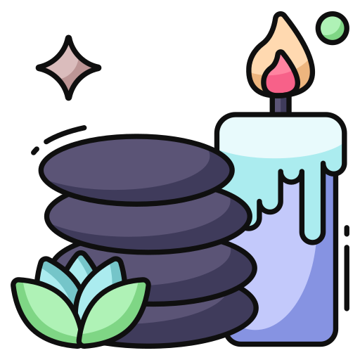 piedras de spa icono gratis