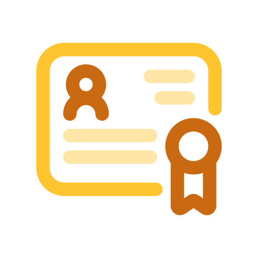 Certificate free icon Certificate free icon