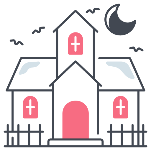 casa embrujada icono gratis