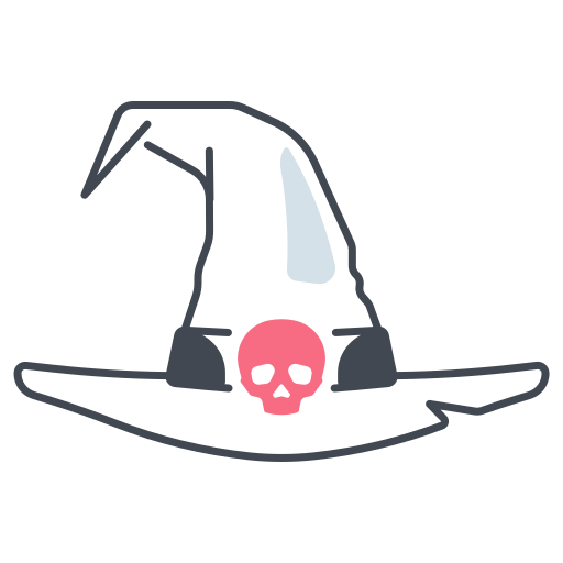 sombrero de bruja icono gratis