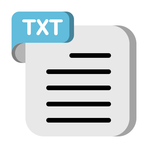 txt icono gratis