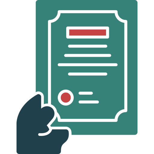 Сертификат бесплатно иконка