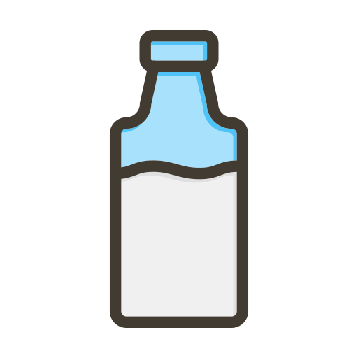 botella de leche icono gratis