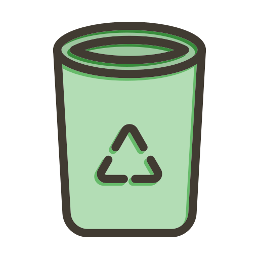 tacho de reciclaje icono gratis