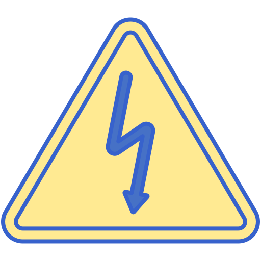 High voltage free icon