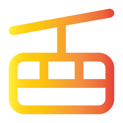 teleférico icono gratis