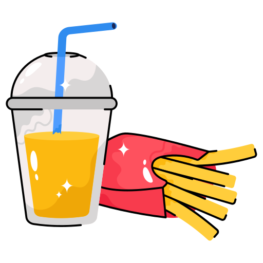 fast food gratuit sticker