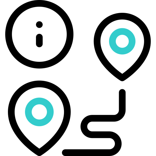 distancia icono gratis