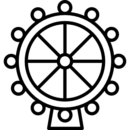 Ferris wheel free icon