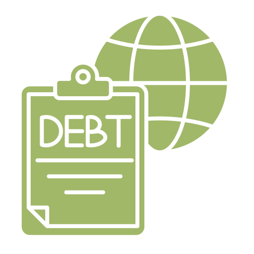 Debt free icon