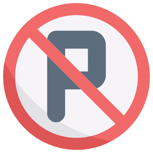 No parking - Free signaling icons