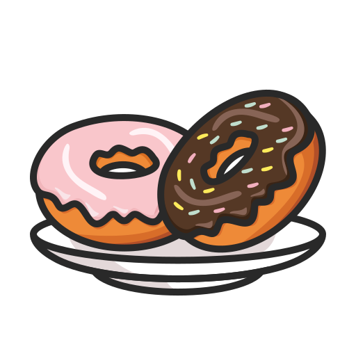Пончик бесплатно иконка