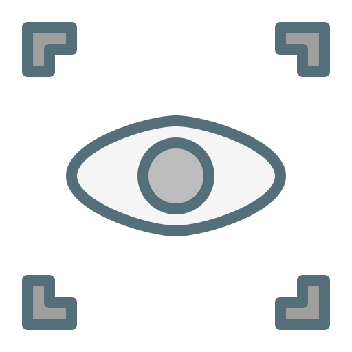 escáner ocular icono gratis