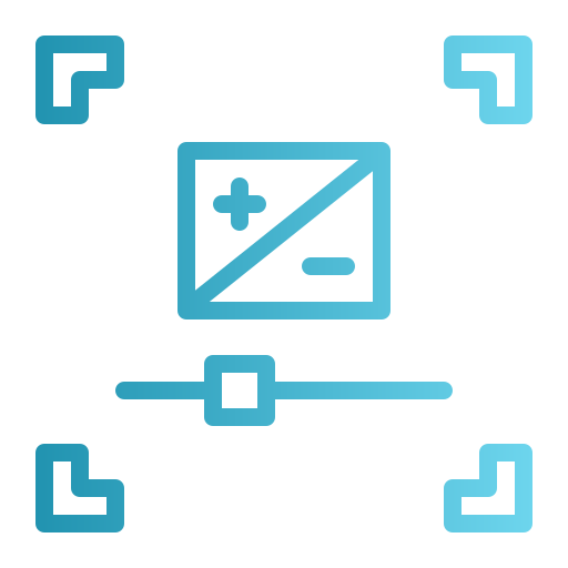 contraste icono gratis