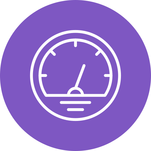 compteur de vitesse Icône gratuit