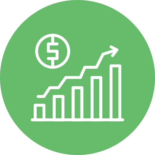 economía icono gratis