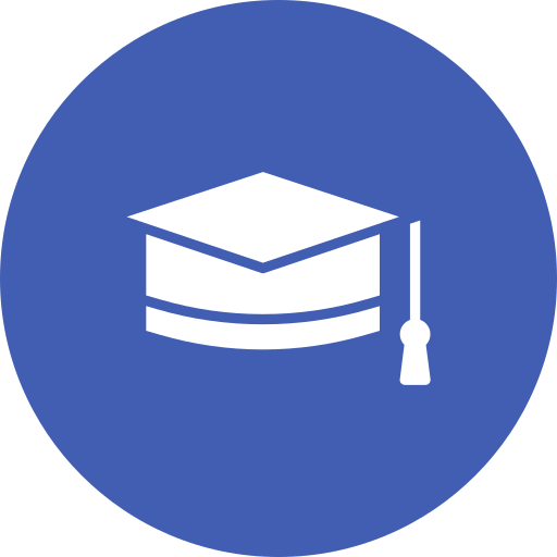 sombrero de graduado icono gratis