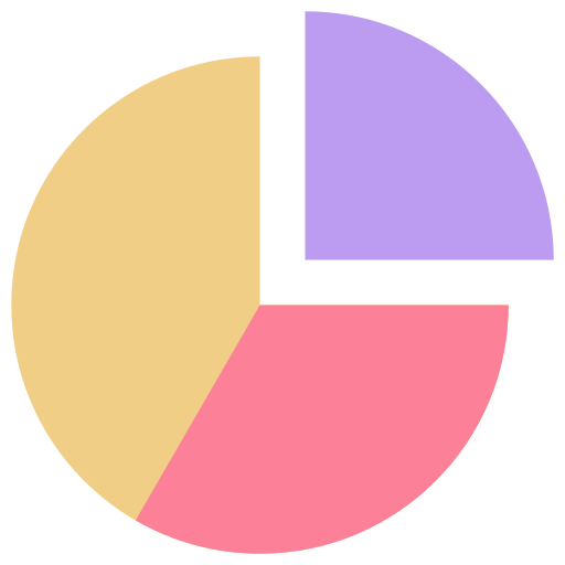 gráfico circular icono gratis