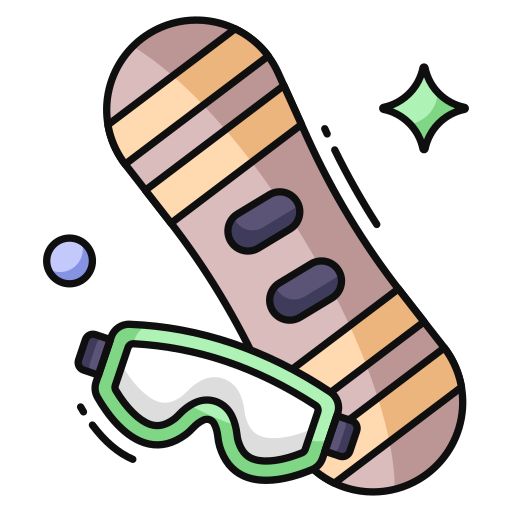 Snow board free icon