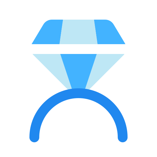 anel de diamante grátis ícone