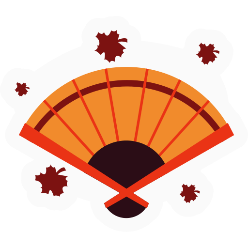 fan japonés icono gratis