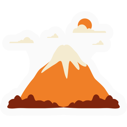 monte fuji icono gratis